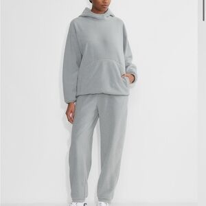 Aritzia Gray Crew Neck Sweater